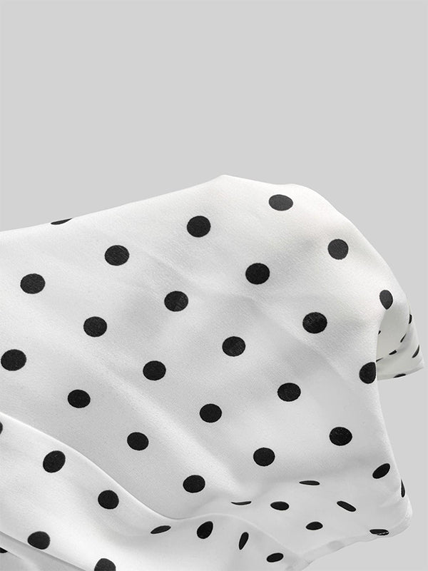 👗 50% OFF NOW! ⚫ Women's Off-Shoulder Polka Dot 2-Piece Set – Flirty top & matching shorts – lightweight & perfect for summer parties, vacations or beach days 🌊